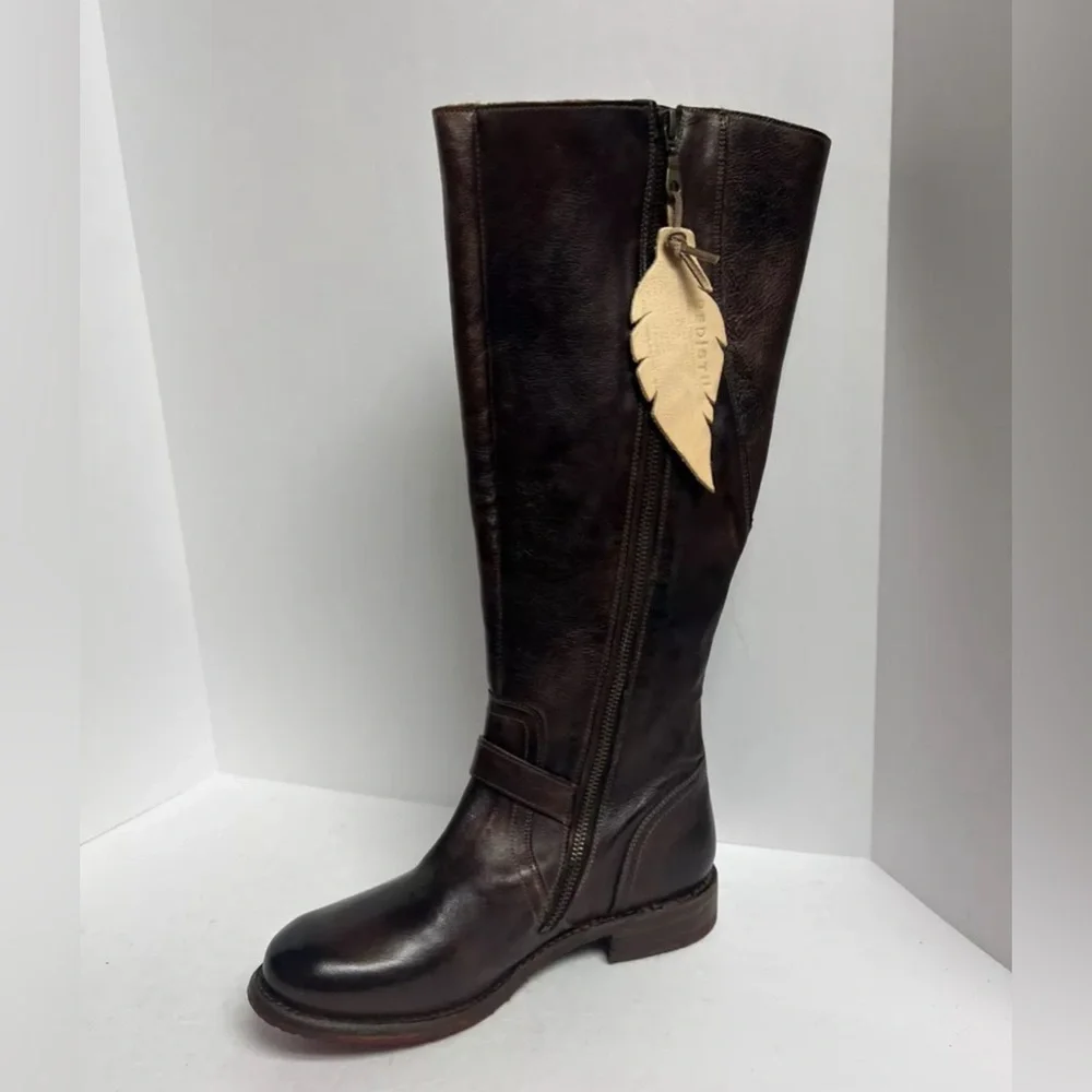 Bedstu Womens Glaye Wide Calf Tall Boot Rustic 8.5 M - Picture 2 of 6